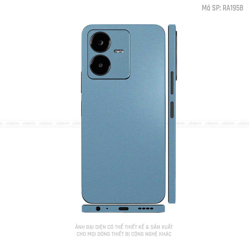 Dán Skin Vivo Y Series Màu Xanh Serria Blue | VN14