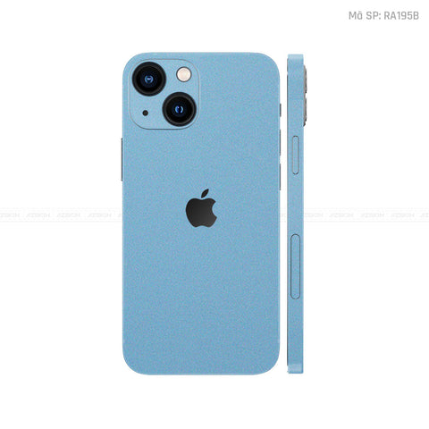 Dán Skin IPhone 13 Series Màu Xanh Seriea Blue | RA195B