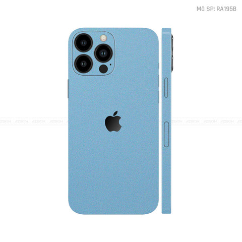 Dán Skin IPhone 13 Series Màu Xanh Seriea Blue | RA195B