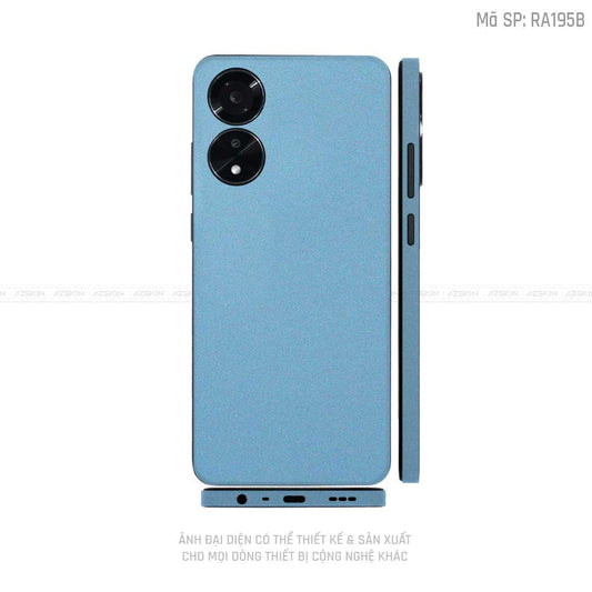 Miếng Dán Skin Điện Thoại OPPO A Series Màu Xanh | RA195