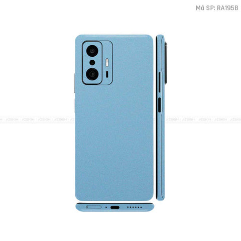 Dán Skin Xiaomi 11 Series Màu Xanh Ngọc | RA916