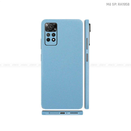 Dán Skin Xiaomi Redmi Note 11 Series Màu Hồng Xanh Ngọc | RA195