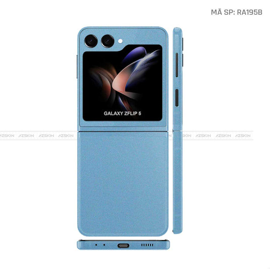 Dán Skin Galaxy Z Flip 6 Xanh Serria Blue | RA195B
