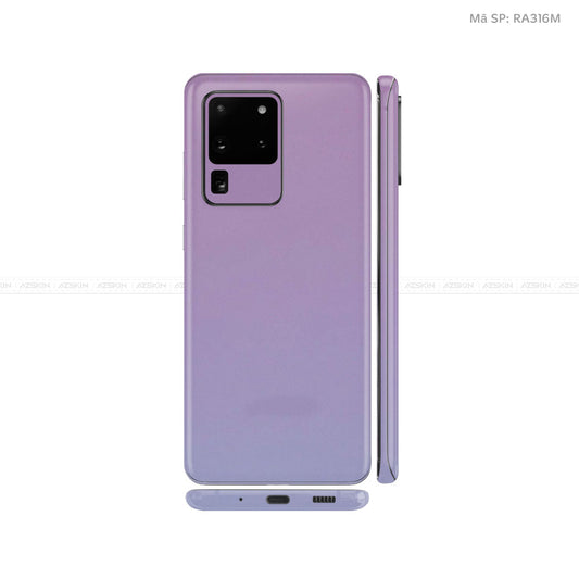 Dán Skin Galaxy S20 Series Chuyển Màu Tím | RA316M