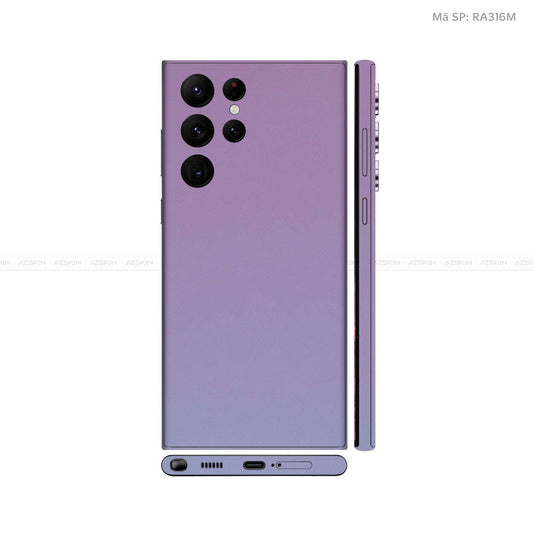 Dán Skin Galaxy S22 Series Chuyển Màu Tím | RA316M