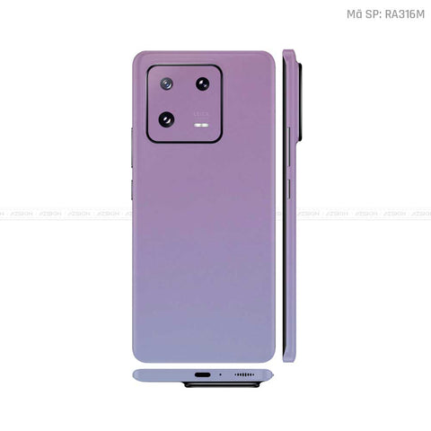 Dán Skin Xiaomi 13 Series Màu Chuyển Sắc Xanh Tím | RA316M