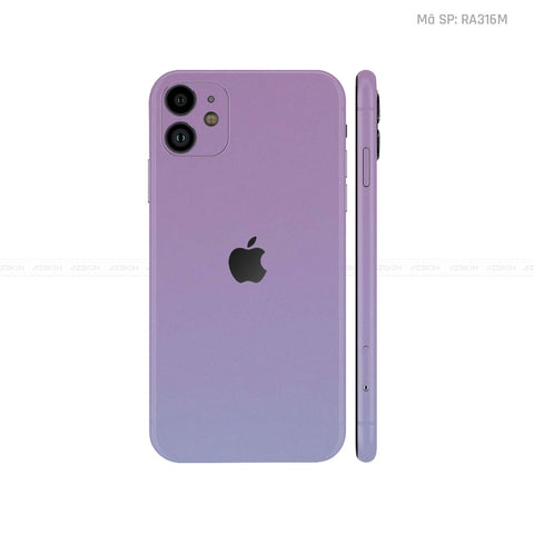 Dán Skin IPhone 11 Series Chuyển Màu Xanh Tím | RA316M