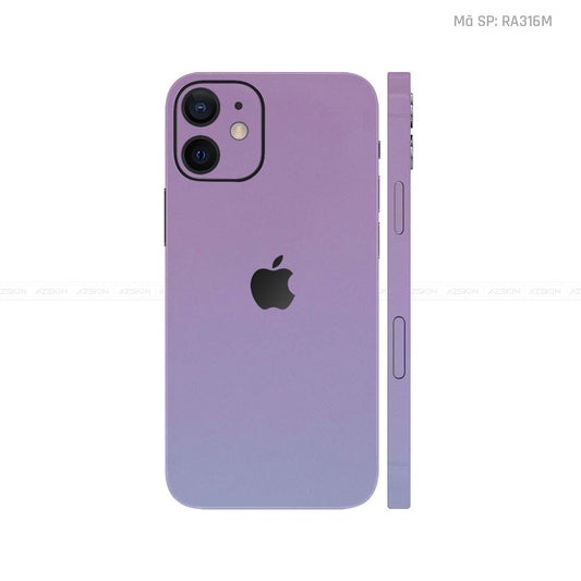 Dán Skin IPhone 12 Series Chuyển Màu Xanh Tím | RA316M
