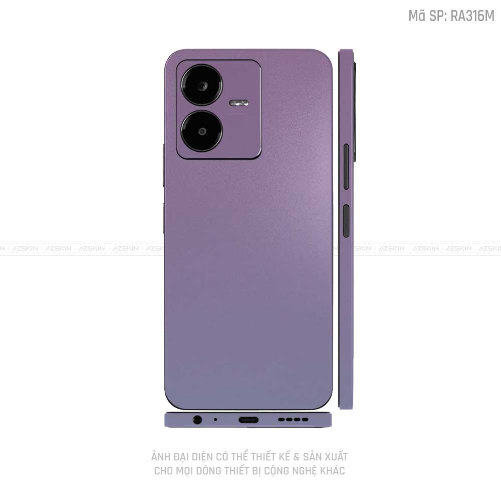Dán Skin Vivo Y Series Chuyển Màu Tím  | RA316M