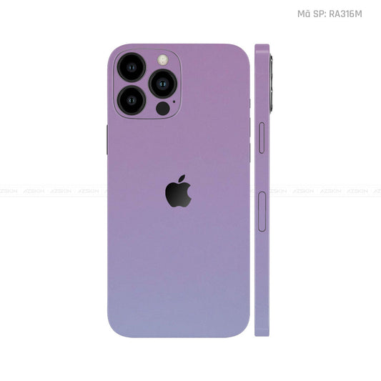 Dán Skin IPhone 14 Series Chuyển Màu Tím Xanh | RA316M