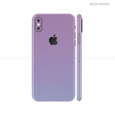 Dán Skin IPhone X Series Chuyển Màu Tím | RA316M