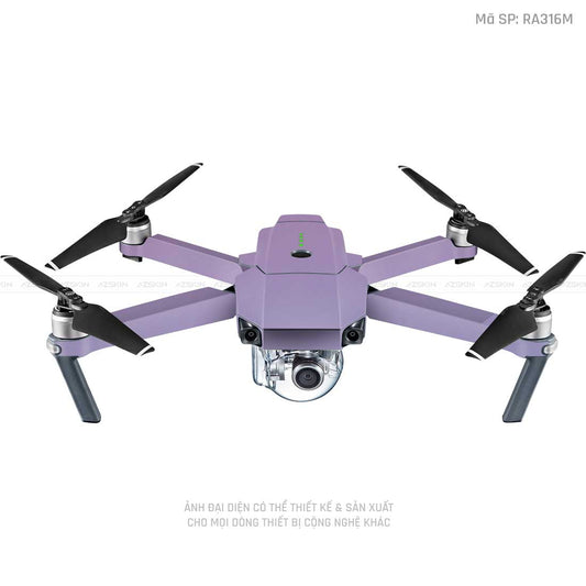 Dán Skin Flycam Màu Chuyển Sắc Xanh Tím | RA316