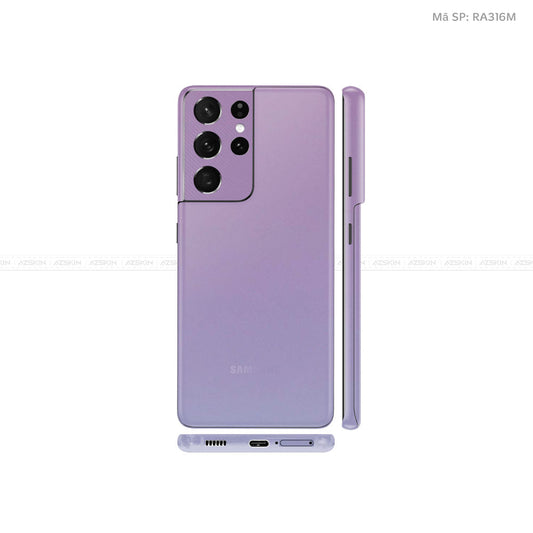 Dán Skin Galaxy S21 Series Chuyển Màu Tím | RA316