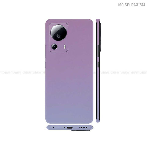 Dán Skin Xiaomi 13 Series Màu Chuyển Sắc Xanh Tím | RA316M