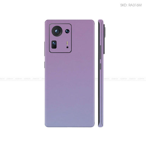 Dán Skin Điện Thoại Xiaomi Mi Mix Series Chuyển Sắc Xanh Tím | RA316M