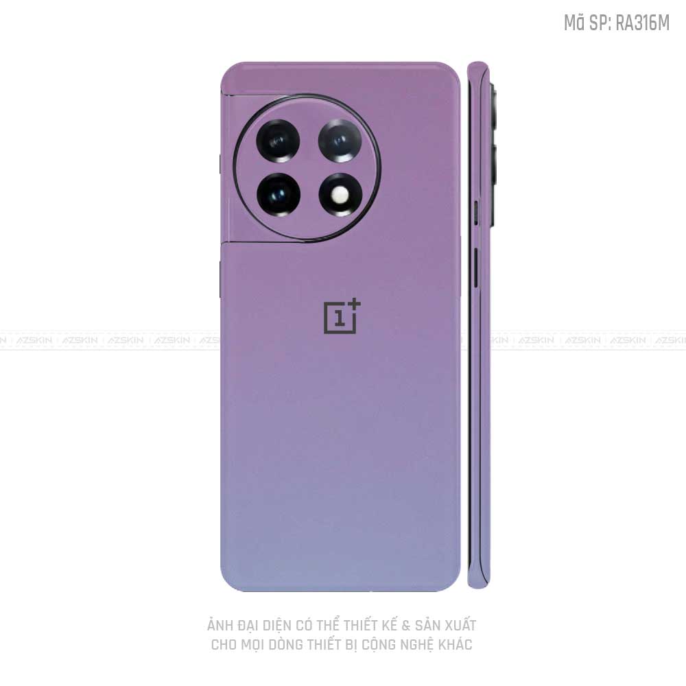 Dán Skin Oneplus 12 Series Chuyển Màu Tím | RA316M