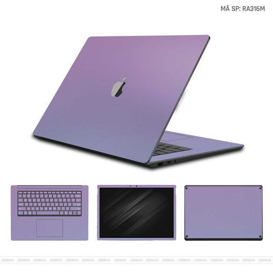 Dán Skin Macbook Chuyển Màu Xanh Tím | RA316