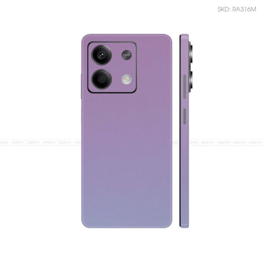 Dán Skin Điện Thoại Xiaomi Redmi 13 Series Chuyển Sắc Xanh Tím | RA316M