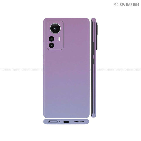 Dán Skin Xiaomi 12 Series Màu Xanh Tím  | RA316M