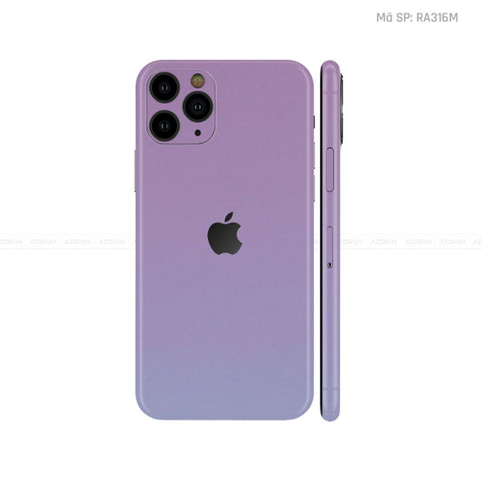 Dán Skin IPhone 11 Series Chuyển Màu Xanh Tím | RA316M