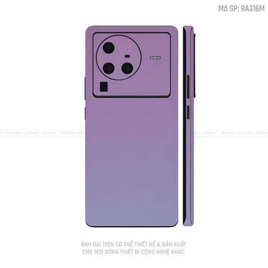Dán Skin Vivo X Series Chuyển Màu Tím  | RA316M