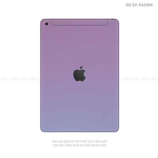 Dán Skin IPad Gen Màu Chuyền Màu Tím | RA316M