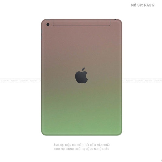 Dán Skin IPad Gen Màu Chuyền Màu Xanh Lá | RA317