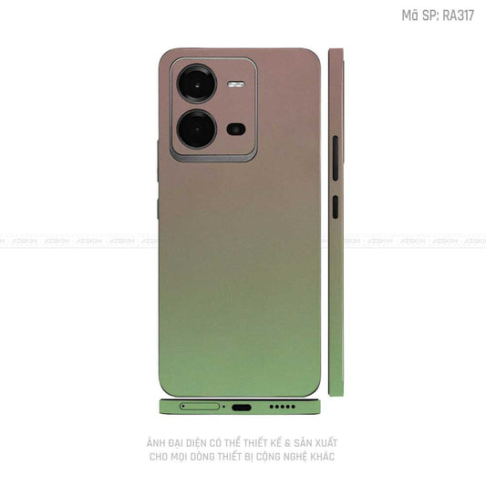 Dán Skin Vivo V Series Chuyển Màu Xanh Lá  | RA317