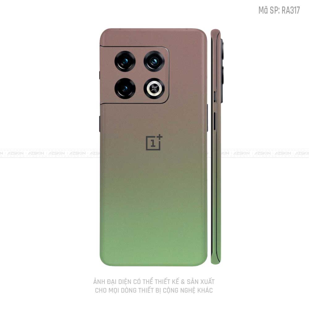 Dán Skin Oneplus 10 Series Chuyển Màu Xanh Lá | RA317