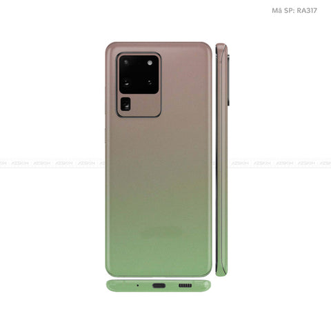 Dán Skin Galaxy S20 Series Chuyển Màu Xanh Lá | RA317