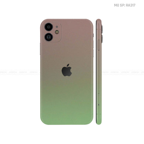 Dán Skin IPhone 11 Series Chuyển Màu Xanh Lá | RA317