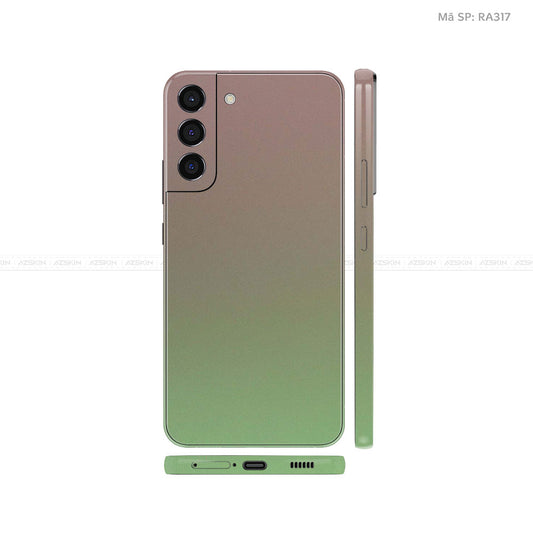 Dán Skin Galaxy S22 Series Chuyển Màu Xanh Lá | RA317
