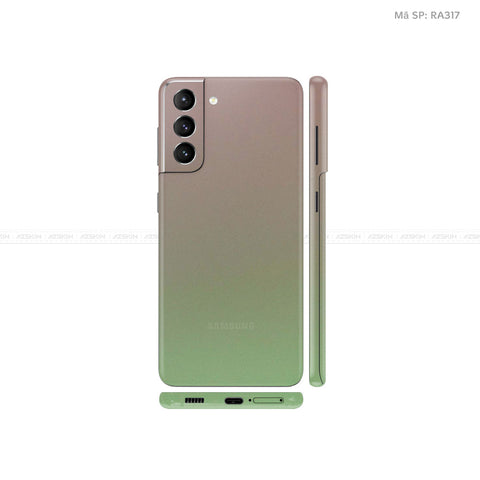 Dán Skin Galaxy S21 Series Chuyển Màu Xanh Lá | RA317