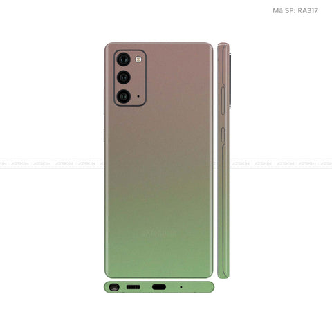 Dán Skin Galaxy Note 20 Series Chuyển Màu Xanh Lá | RA988