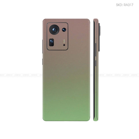 Dán Skin Điện Thoại Xiaomi Mi Mix Series Chuyển Sắc Xanh Bơ | RA317
