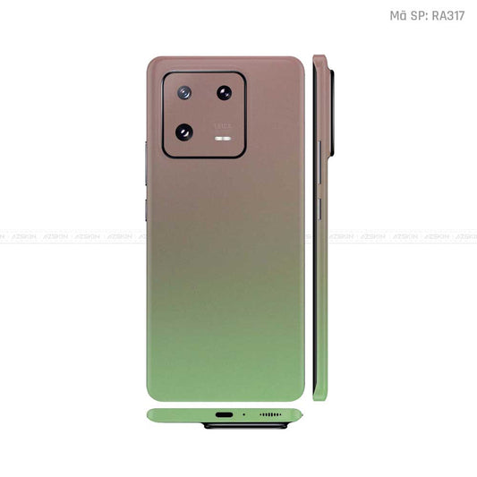 Dán Skin Xiaomi 14 Series Màu Chuyển Sắc Xanh Bơ | RA317