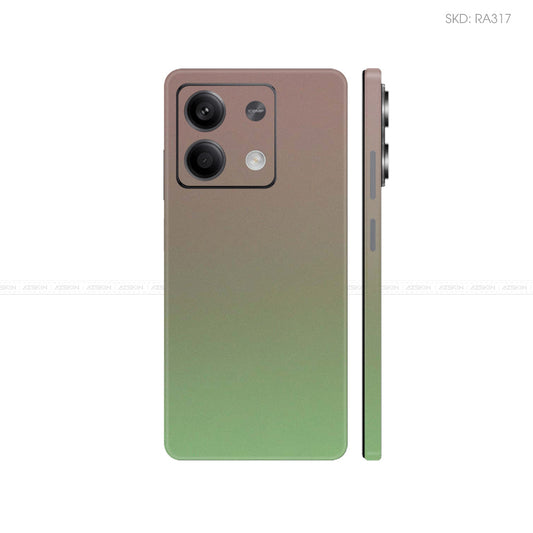 Dán Skin Điện Thoại Xiaomi Redmi 13 Series Chuyển Sắc Xanh Bơ | RA317