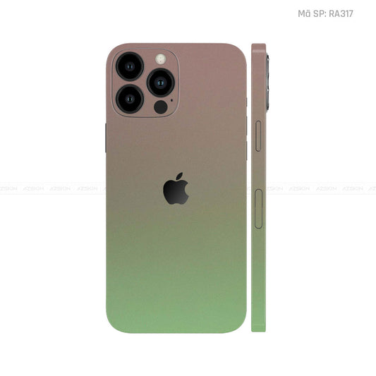 Dán Skin IPhone 12 Series Chuyển Màu Xanh Đỏ | RA317M