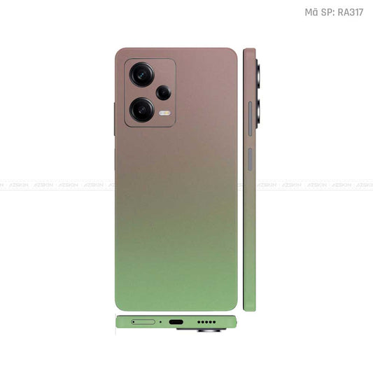 Dán Skin Xiaomi Redmi Note 12 Series Chuyển Màu Xanh Bơ | RA317