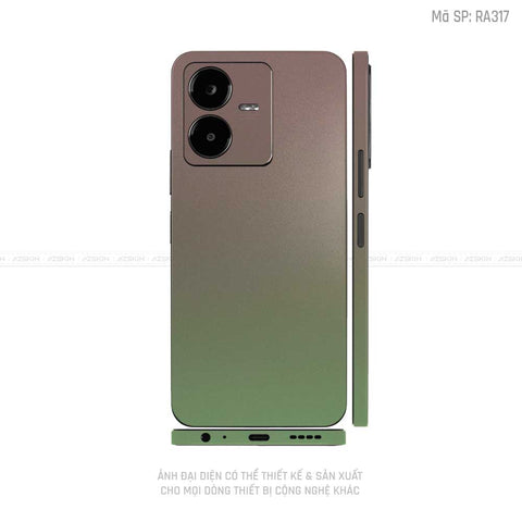 Dán Skin Vivo Y Series Chuyển Màu Xanh Lá  | RA317