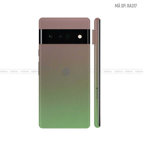 Dán Skin Google Pixel 6 Series Chuyển Màu Xanh Lá | RA317