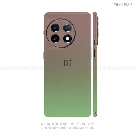 Dán Skin Oneplus 11 Series Chuyển Màu Xanh Lá | RA317