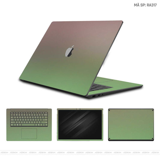 Dán Skin Macbook Chuyển Màu Xanh Lá | RA317