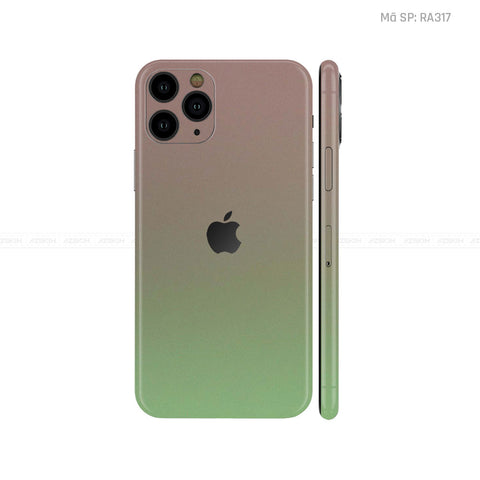 Dán Skin IPhone 11 Series Chuyển Màu Xanh Lá | RA317