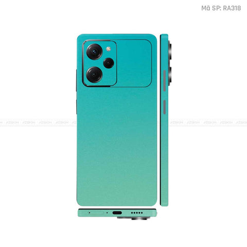 Dán Skin POCO Series Màu Chuyển Sắc Xanh | RA318