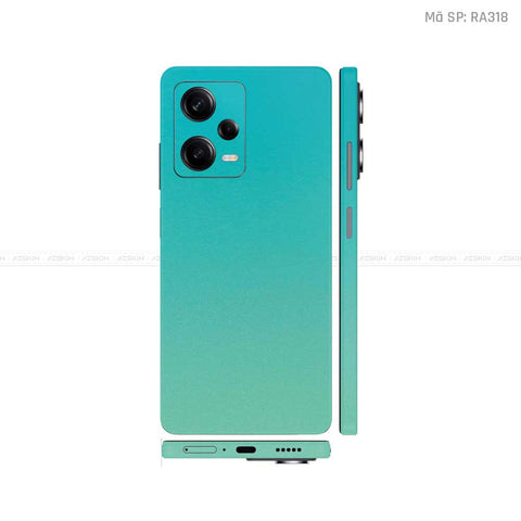 Dán Skin Xiaomi Redmi Note 12 Series Chuyển Màu Xanh | RA318