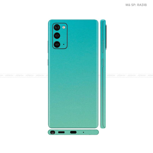 Dán Skin Galaxy Note 20 Series Chuyển Màu Xanh | RA988