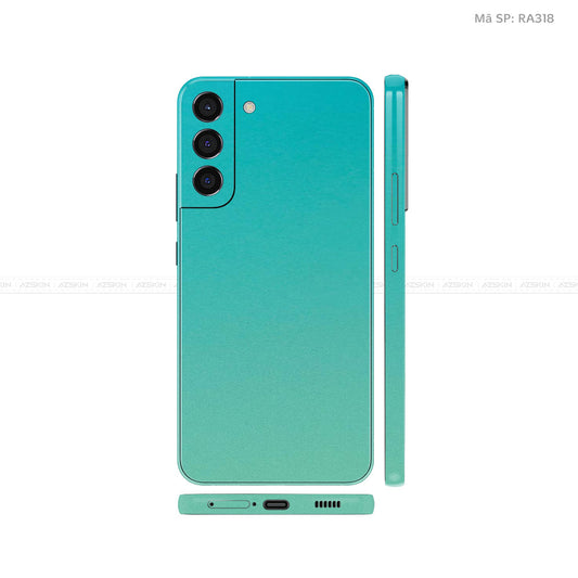 Dán Skin Galaxy S22 Series Chuyển Màu Xanh | RA318