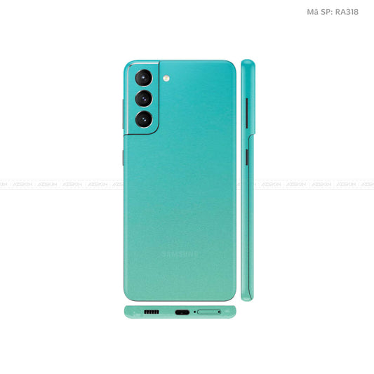 Dán Skin Galaxy S21 Series Chuyển Màu Xanh | RA318