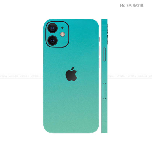 Dán Skin IPhone 12 Series Chuyển Màu Xanh | RA318M